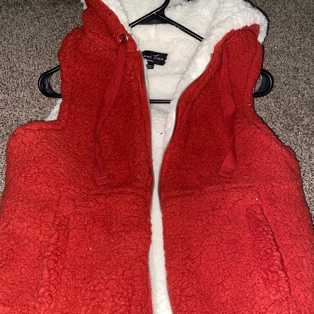 Reversible teddy vest